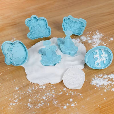 Emporte Pièce lot de six sur la pâte