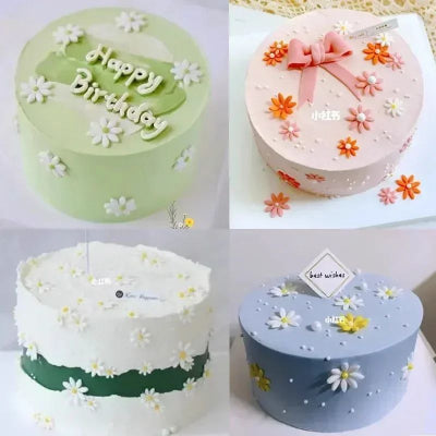 EMPORTE PIECE - GATEAU AVEC MARGUERITES