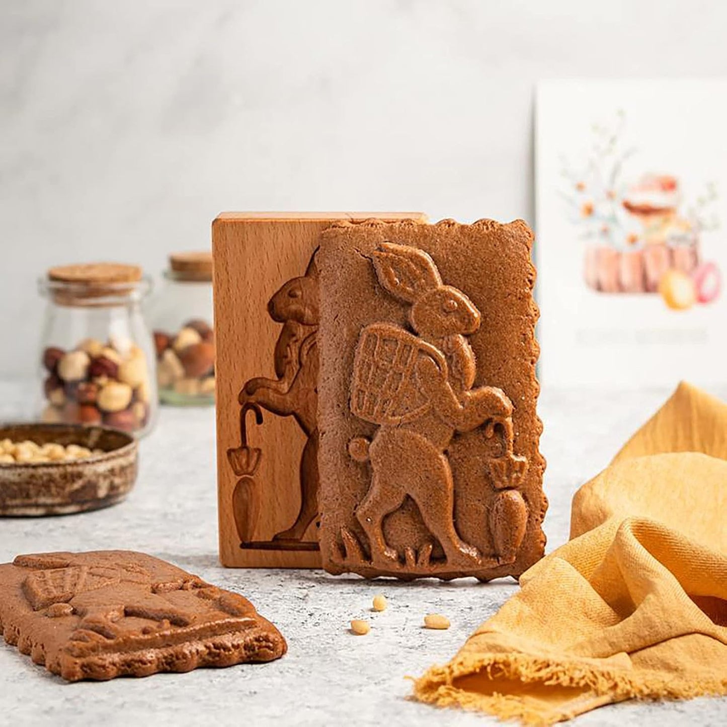 Emporte Pièce - CookieWood™ - Lapin avec Panier