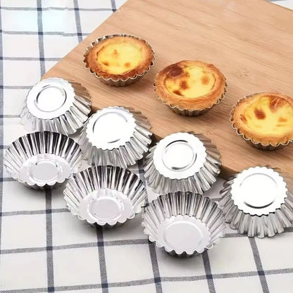 7 Moule à tartelette ProCuisine avec 3 tartelettes suites dans leur moule