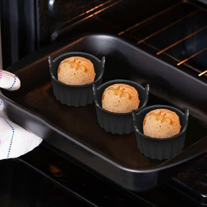 Moule à muffin Silicone Premium sur plaque de cuisson sur la grille du four