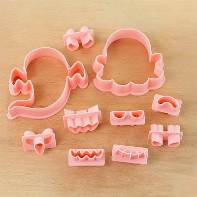 Emporte pièce Halloween Lot de de pièces roses