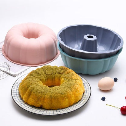 3 Moule à gâteau en silicone avec gâteau décoré