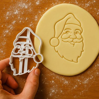 Emporte pièce Noël en Père Noël